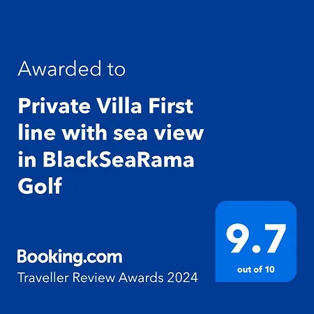 Private First Line With Sea View In Blacksearama Golf בלצ'יק