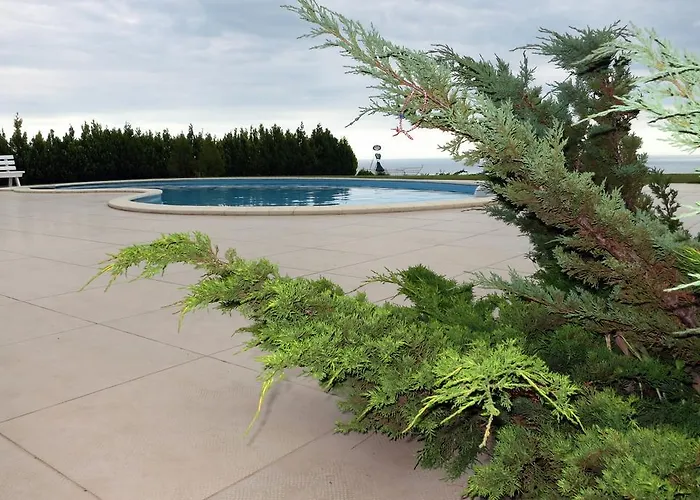 Private First Line With Sea View In Blacksearama Golf Villa