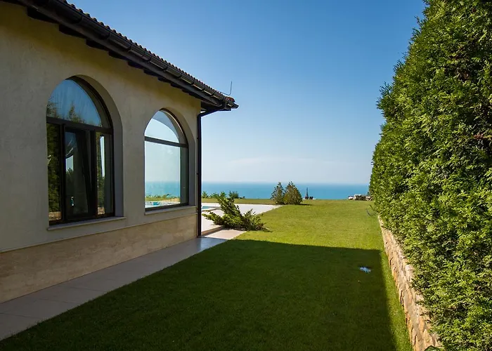 Private First Line With Sea View In Blacksearama Golf Villa